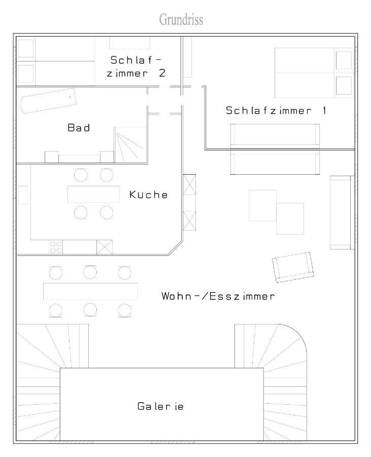 Ferienwohnung Grove Bippen Esterno foto